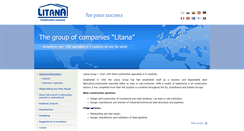 Desktop Screenshot of litana-group.com