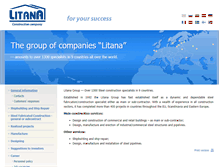 Tablet Screenshot of litana-group.com